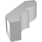 Ekena Millwork 5-in. W x 14-in. D x 18-in. H Ridgewood Architectural Grade PVC Knee Brace BRCP05X14X18RID - alternate 4